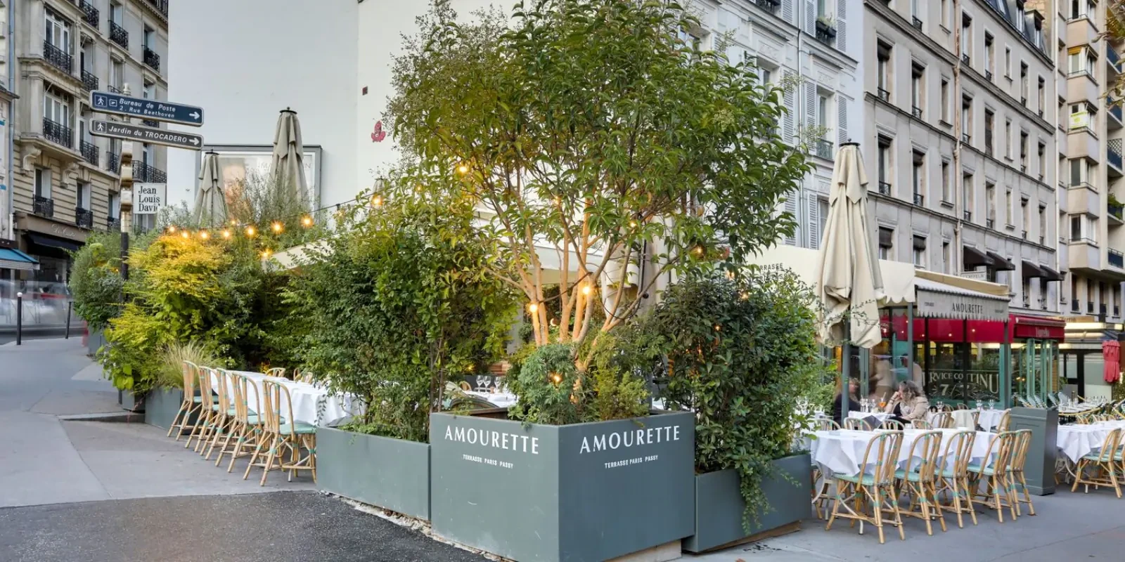 Devanture du restaurant Amourette Passy