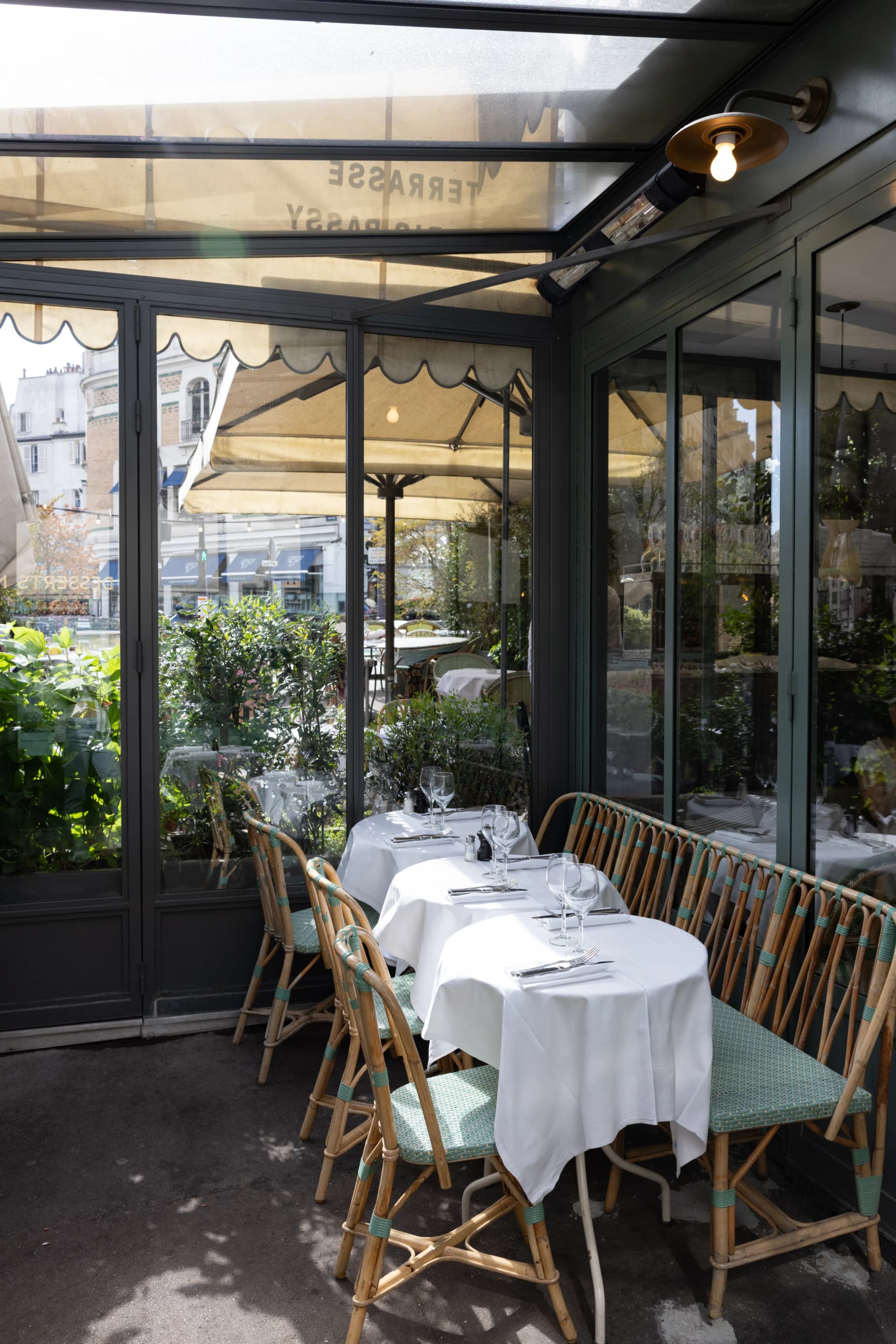 Terrasse vitree Amourette Passy